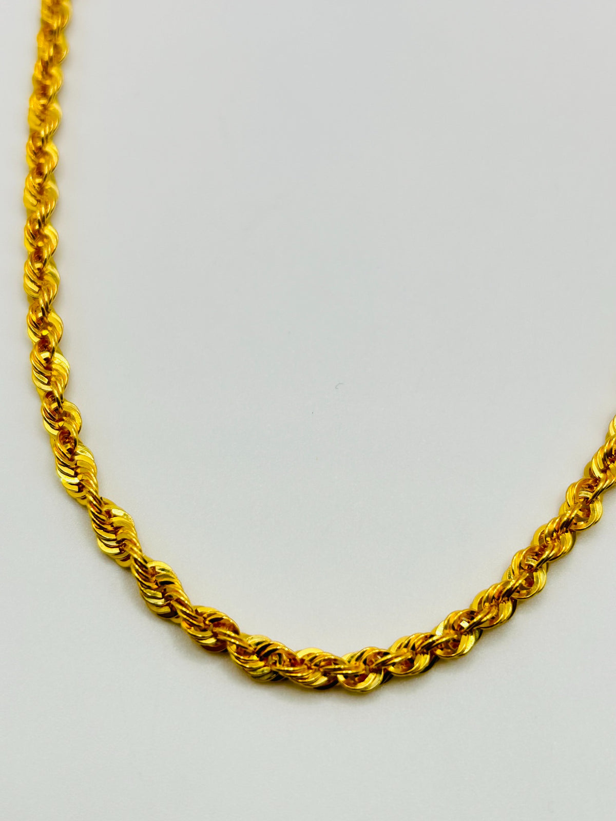 22ct gold rope chain 10.6g 20 inches