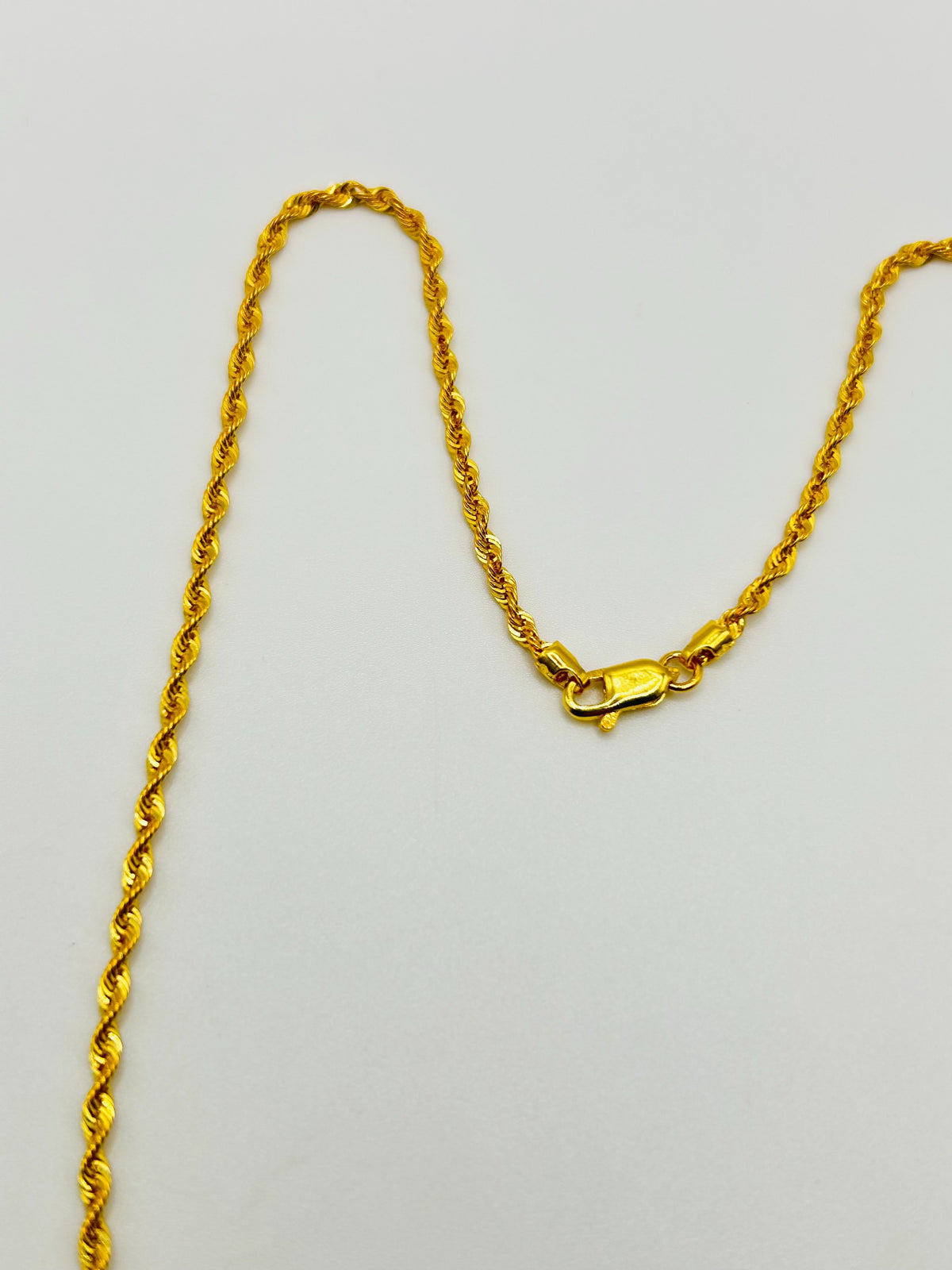 22ct Gold Rope Chain – 3.5g – 18" (Hallmarked)