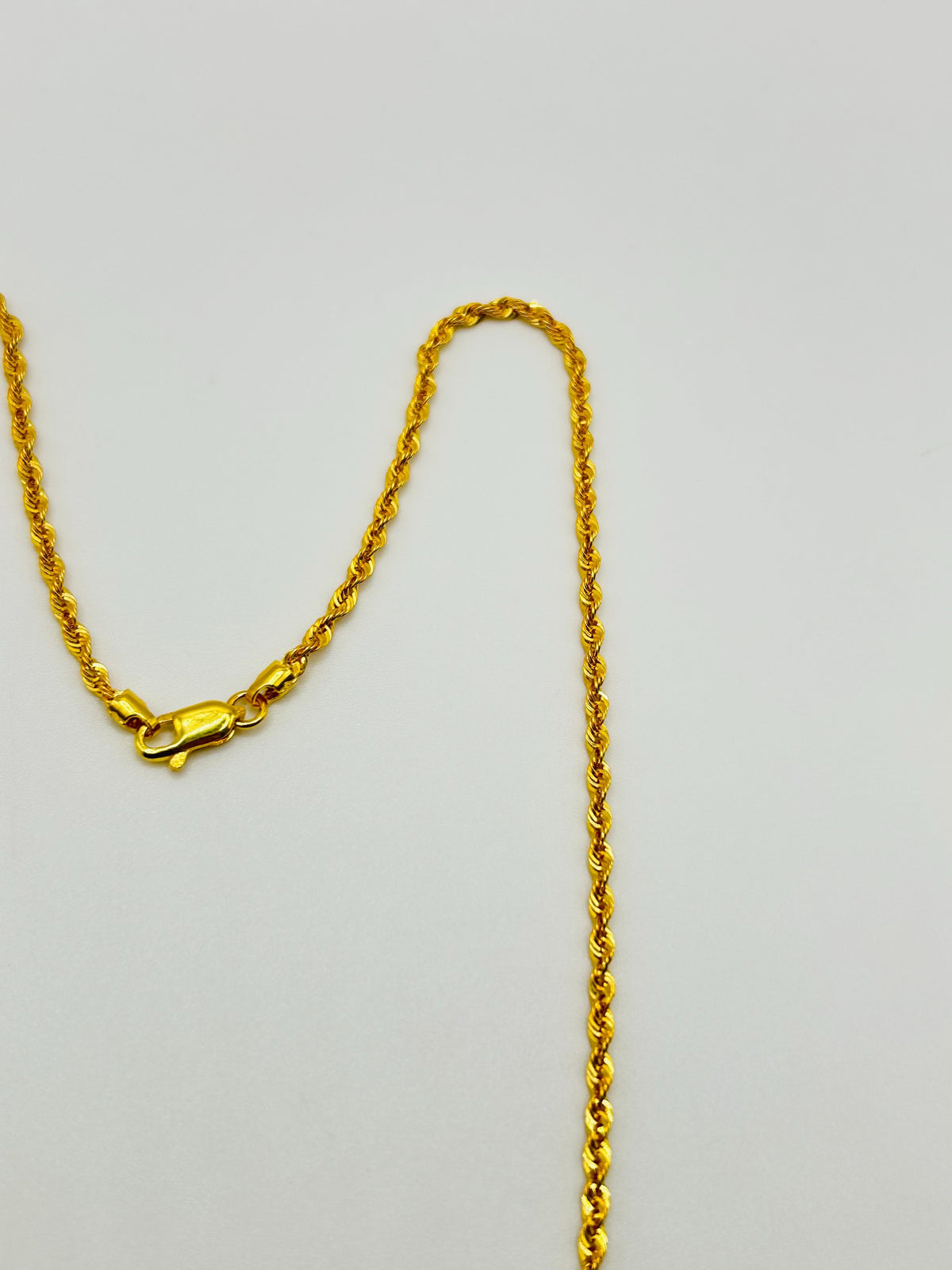 22ct Gold Rope Chain – 3.5g – 18" (Hallmarked)