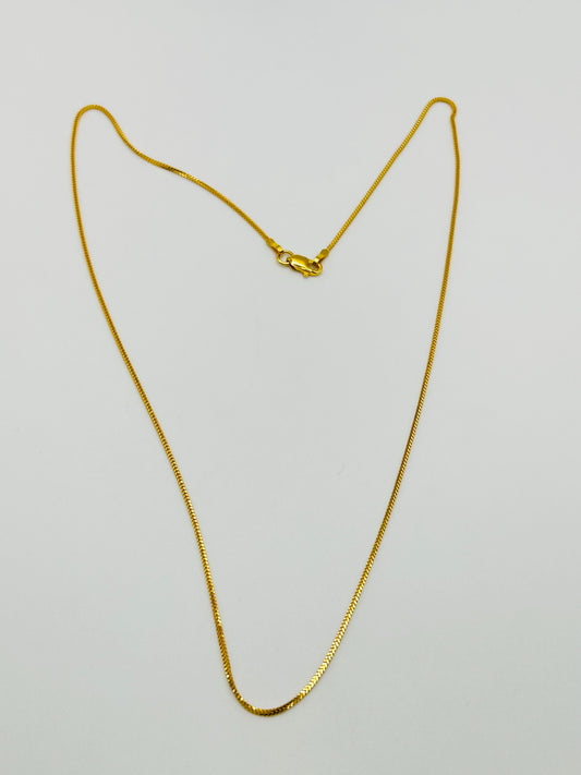 22ct gold rope chain 3.0g 18 inch