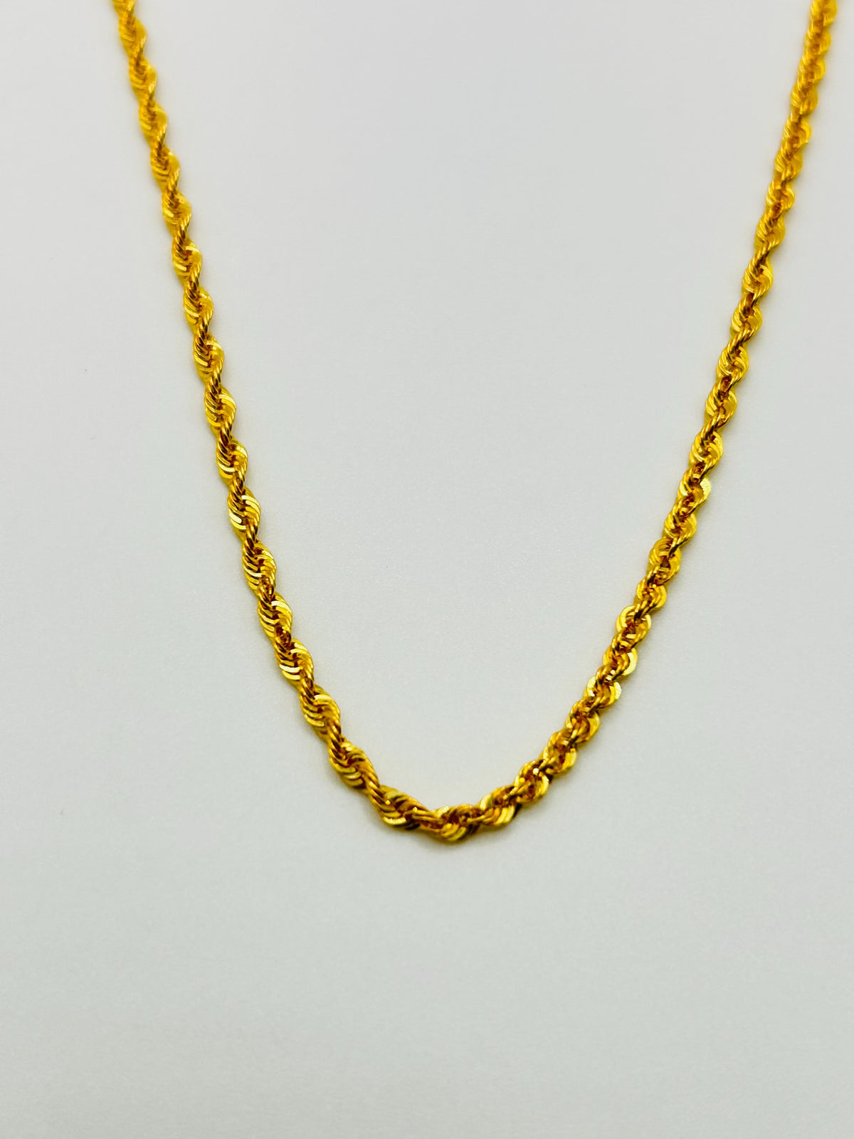 22ct gold rope chain 3.4g 18 inch