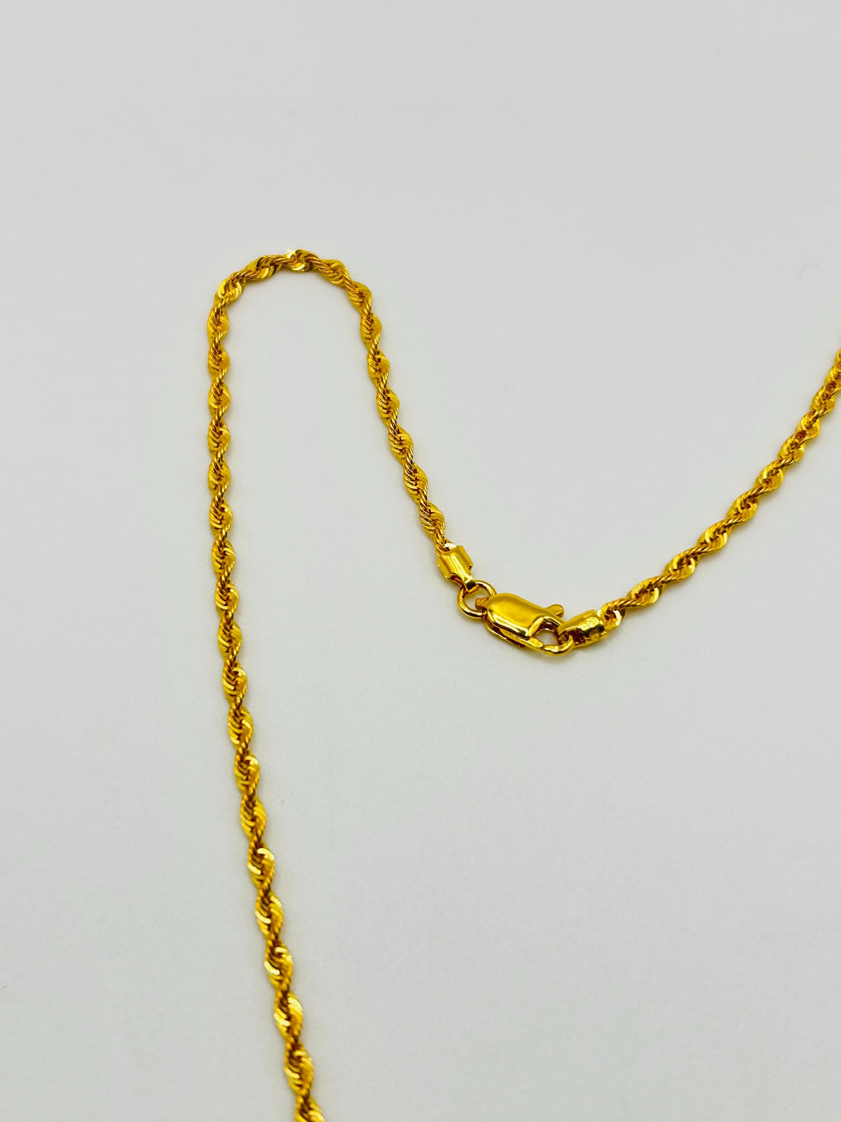 22ct gold rope chain 3.4g 18 inch