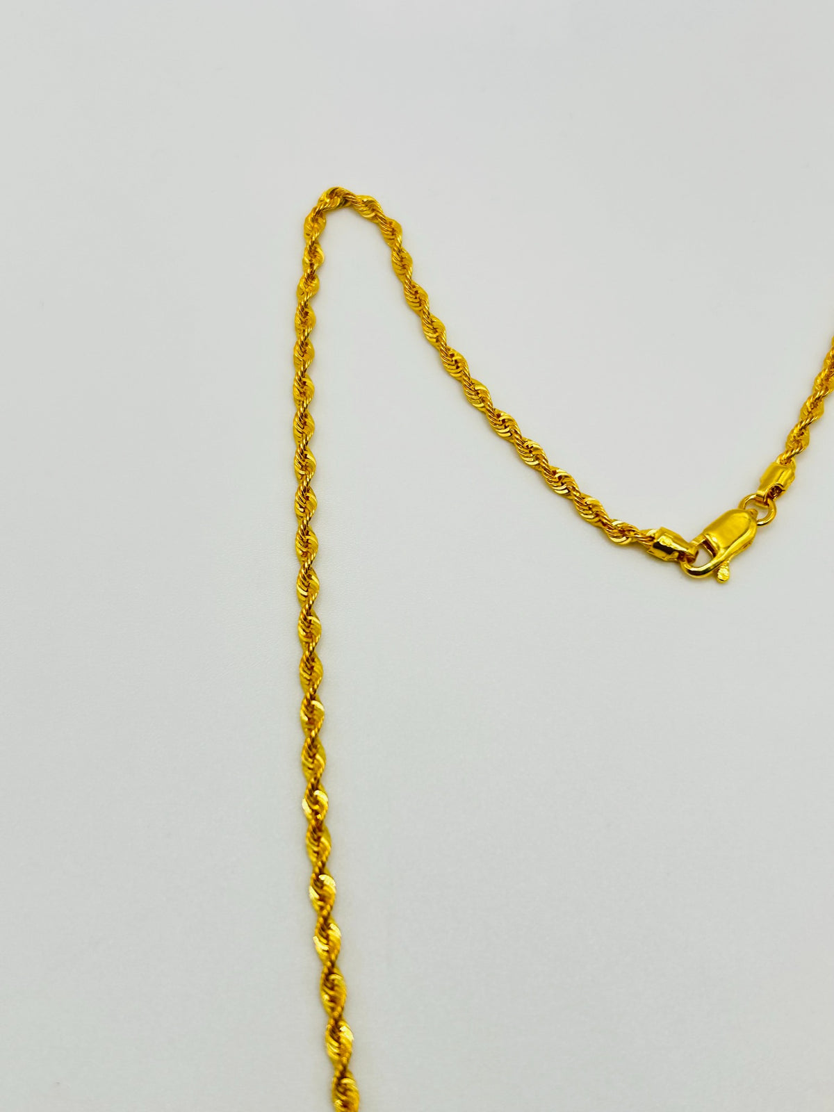 22ct gold rope chain 3.2g 16 inch