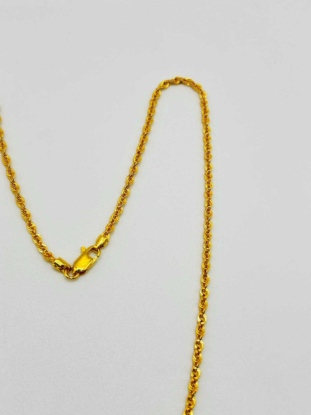 22ct gold rope chain 3.3g 18 inch