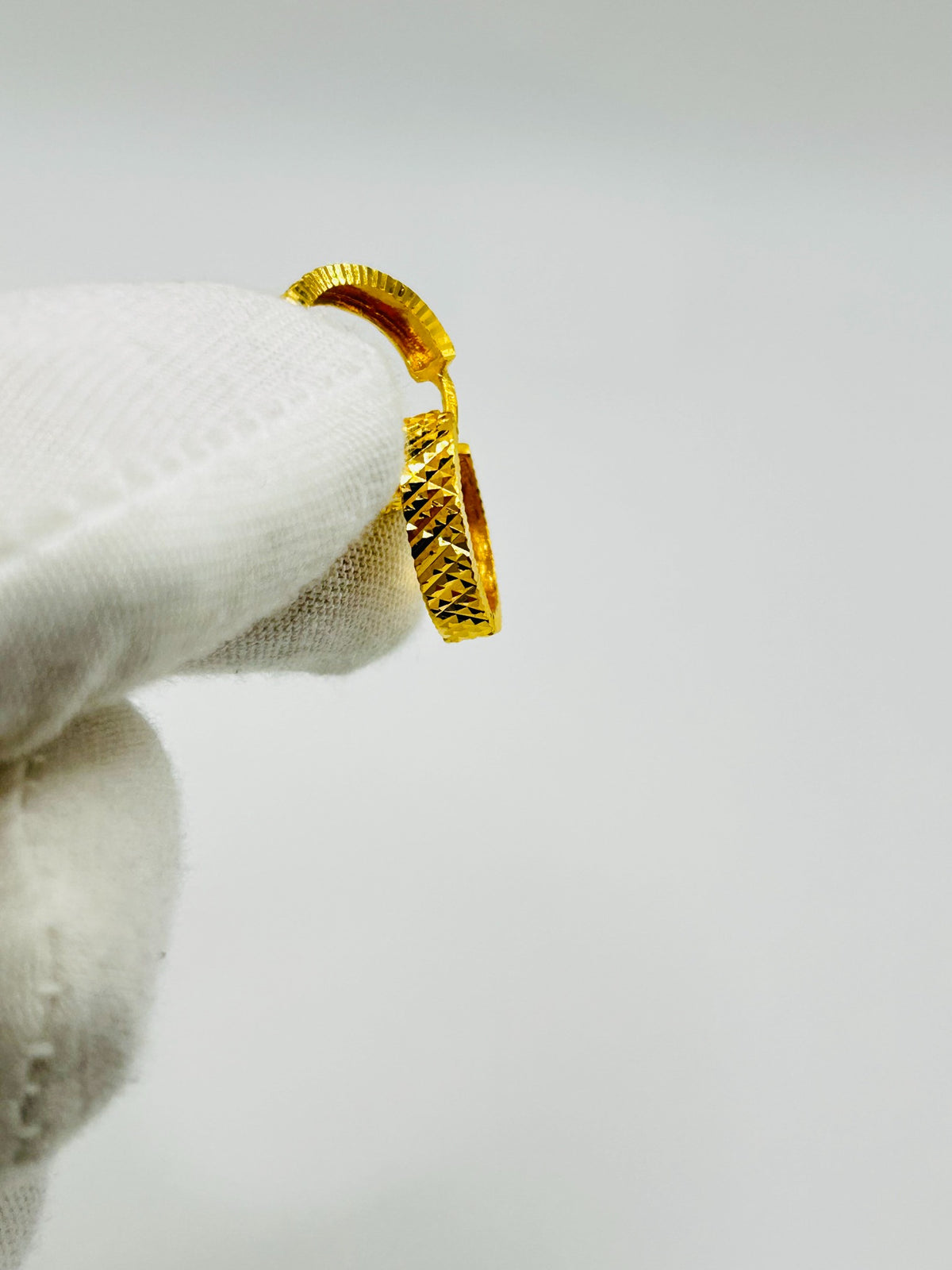 22ct Gold Hoop Earrings – 3.0g (Hallmarked)