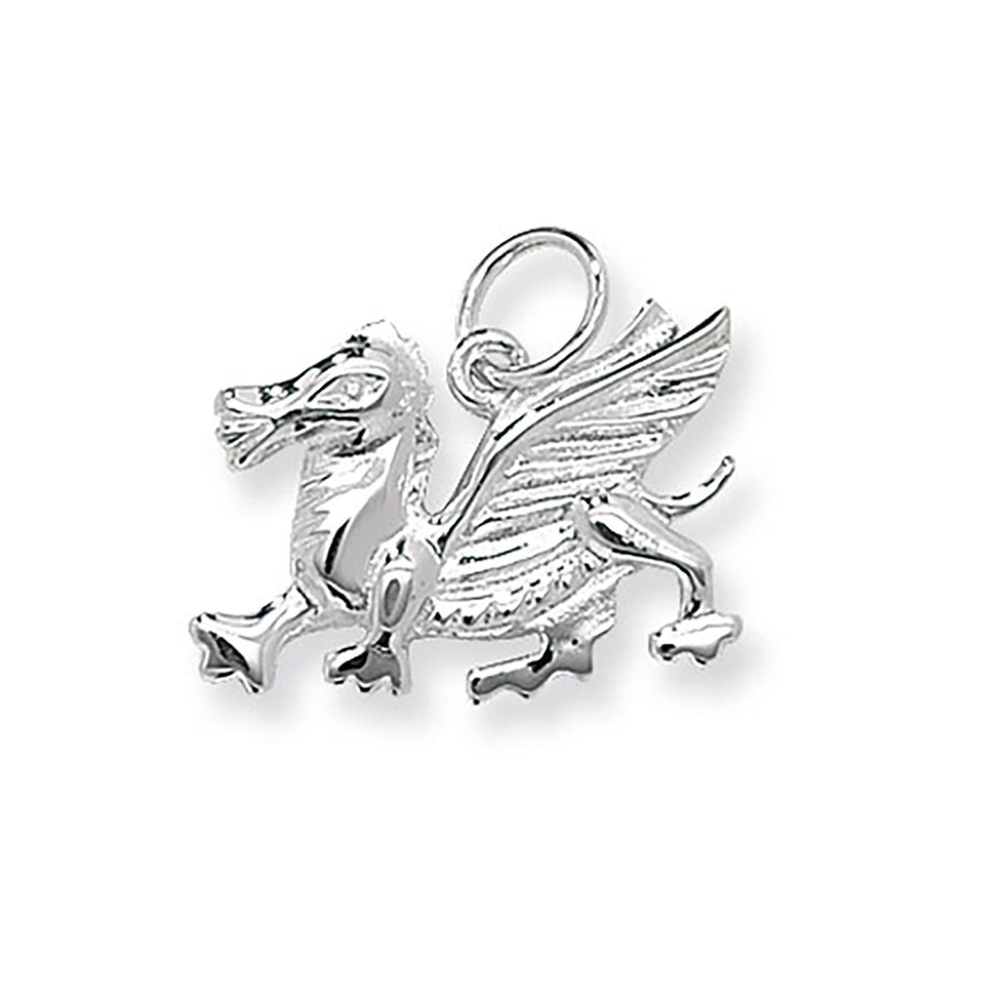 925 SILVER WELSH DRAGON PENDANT