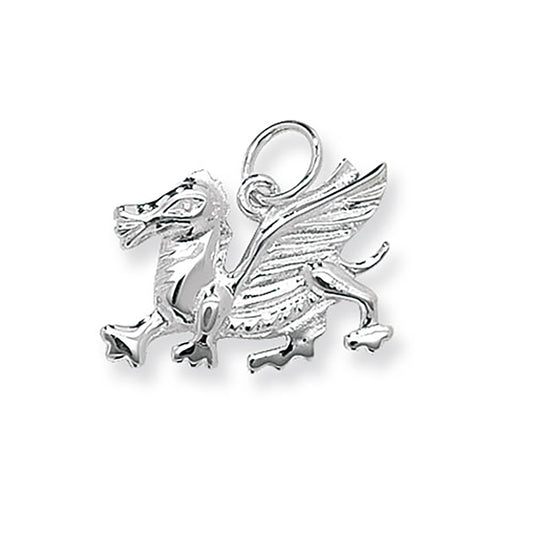 925 SILVER WELSH DRAGON PENDANT
