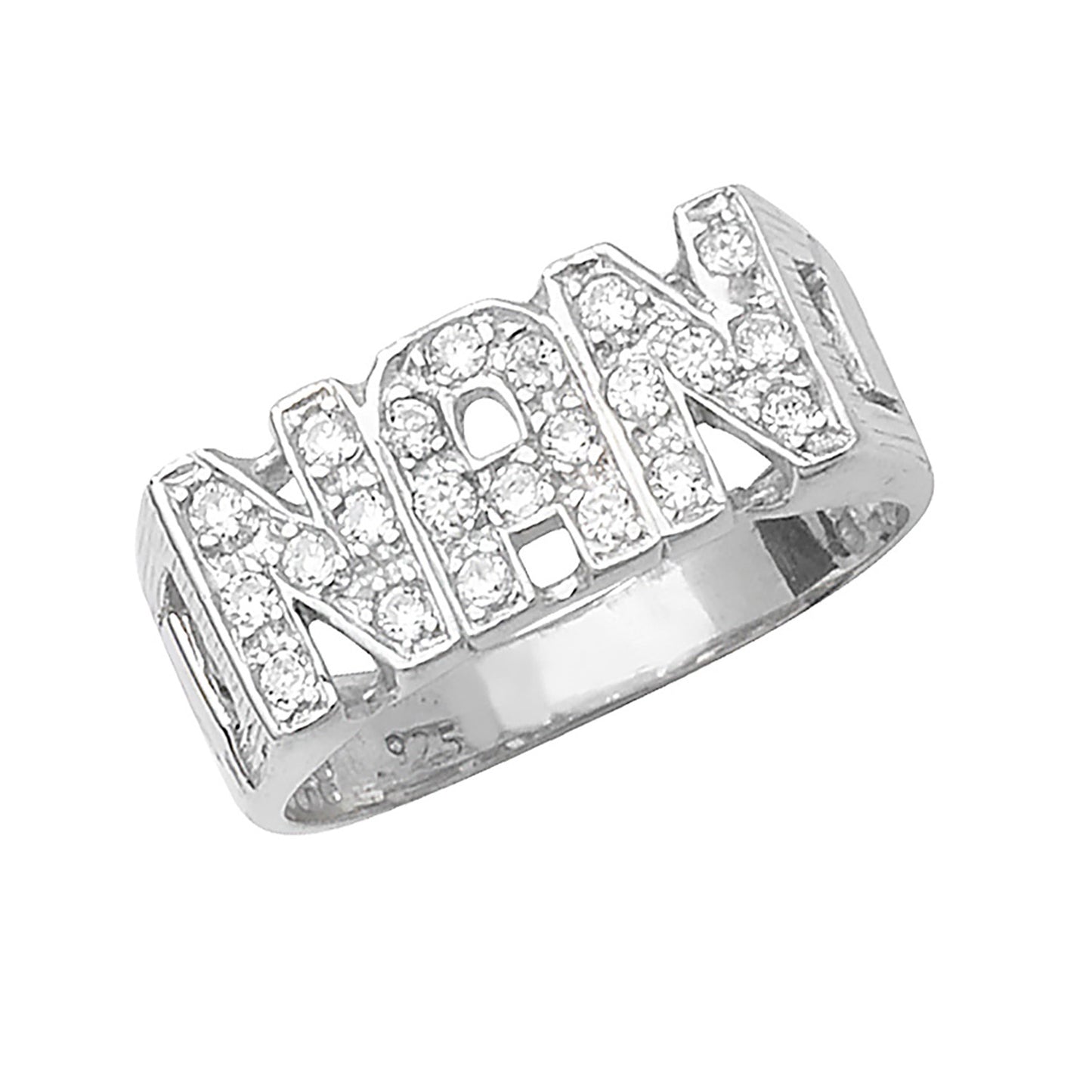 925 SILVER LADIES' CZ NAN RING