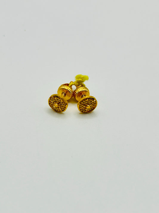 22ct Gold Studs – 1.3g (Hallmarked)